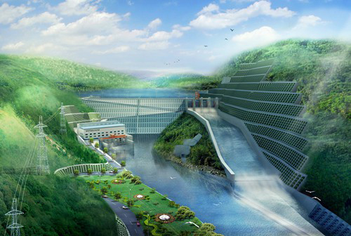 永定老挝南塔河1号水电站项目